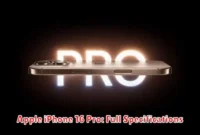 Apple iPhone 16 Pro: Full Specifications