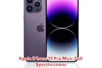 Apple iPhone 17 Pro Max: Full Specifications