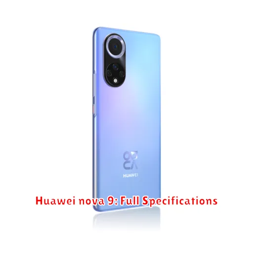 Huawei nova 9: Full Specifications