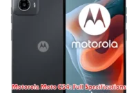 Motorola Moto G34: Full Specifications