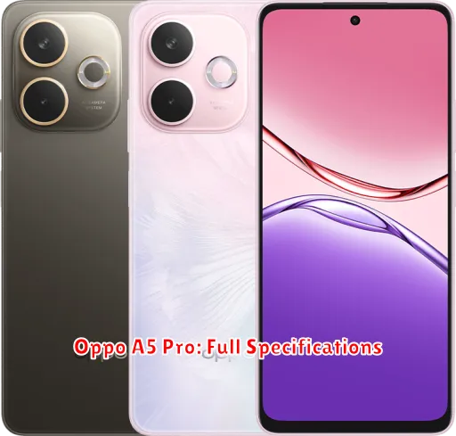 Oppo A5 Pro: Full Specifications