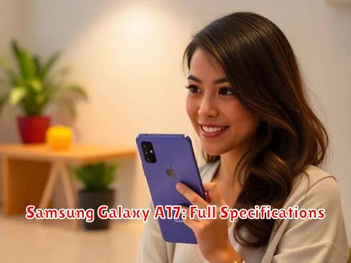 Samsung Galaxy A17: Full Specifications