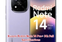 Xiaomi Redmi Note 14 Pro+ 5G: Full Specifications