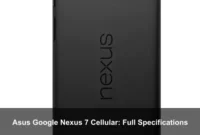 Asus Google Nexus 7 Cellular: Full Specifications Asus Google Nexus 7 Cellular: Full Specifications
