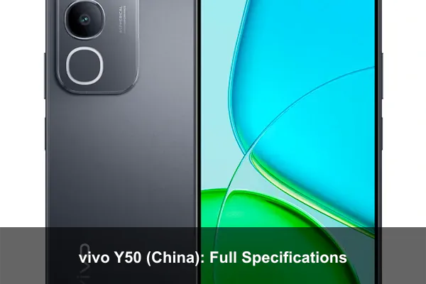 vivo Y50 (China): Full Specifications