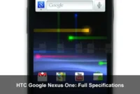 HTC Google Nexus One: Full Specifications