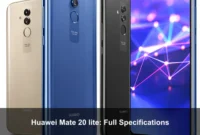 Huawei Mate 20 lite: Full Specifications Huawei Mate 20 lite: Full Specifications