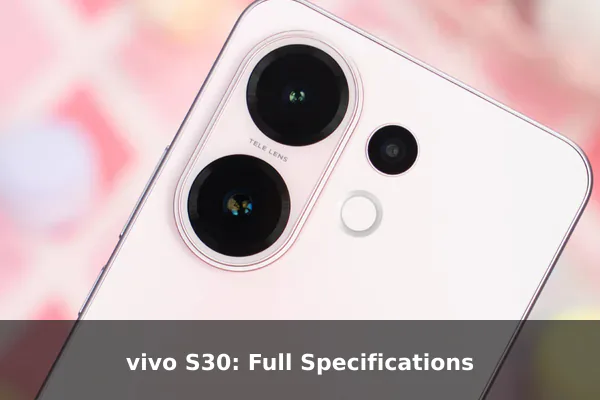 vivo S30: Full Specifications