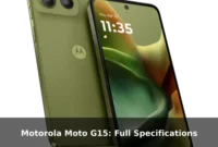 Motorola Moto G15: Full Specifications