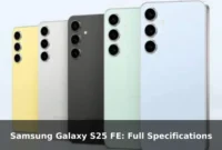 Samsung Galaxy S25 FE: Full Specifications